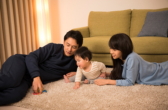 一日の終わりは、間接照明でリラックスタイムを